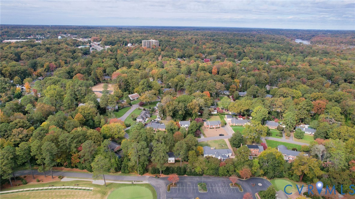 2831 Braidwood Road Richmond, VA 23225 - Photo 39 of 50 an aerial view of a city with lots of residential buildings
