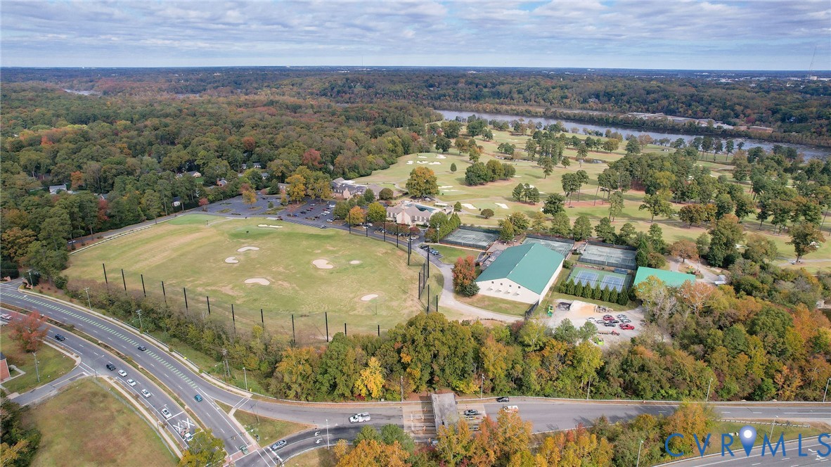 2831 Braidwood Road Richmond, VA 23225 - Photo 40 of 50 an aerial view of residential houses with outdoor space and trees