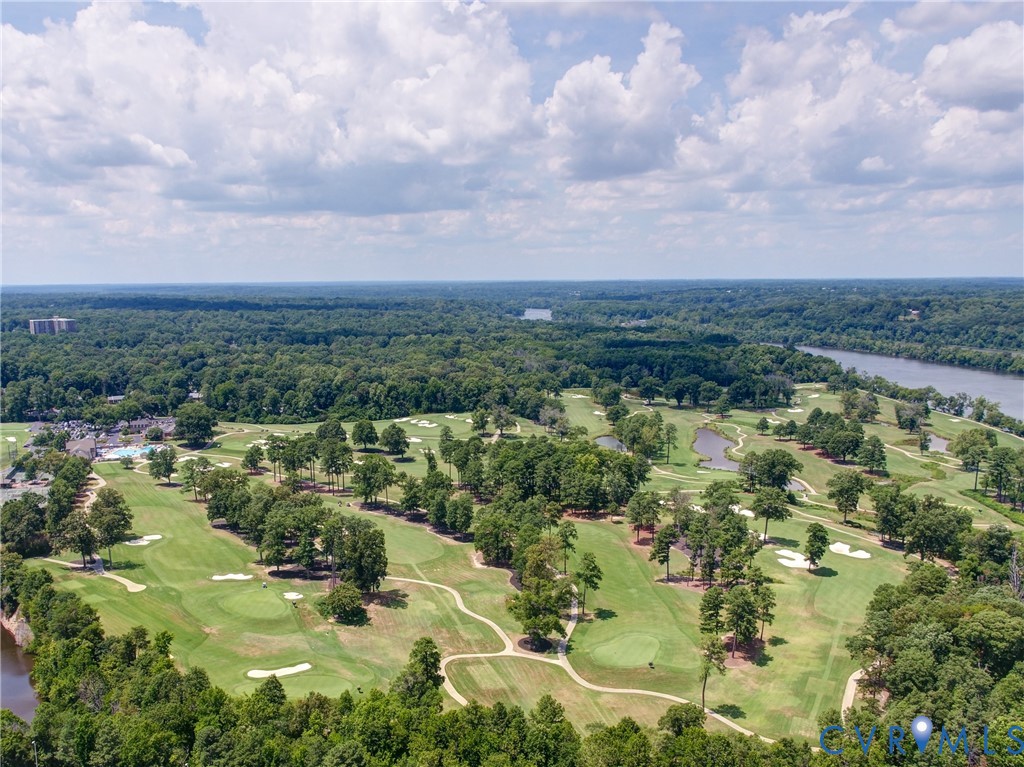 2831 Braidwood Road Richmond, VA 23225 - Photo 44 of 50 an aerial view of residential houses with outdoor space and trees all around