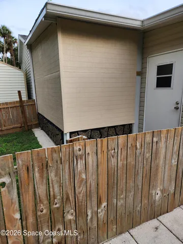 a view of wooden fence