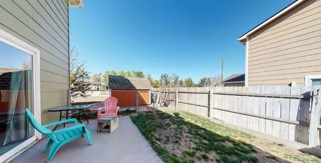 a view of outdoor seating