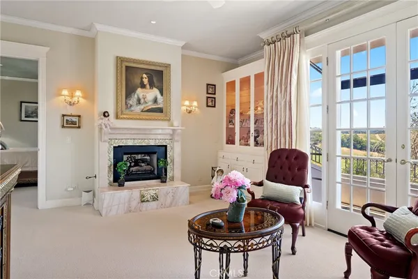 a outdoor living space with furniture and garden