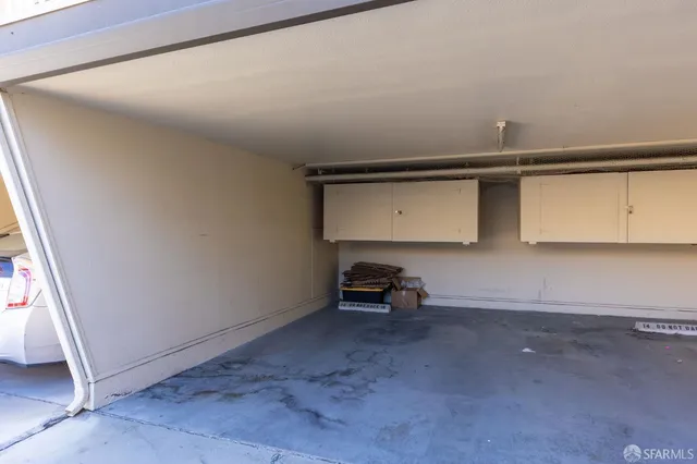 an aerial view of a large building