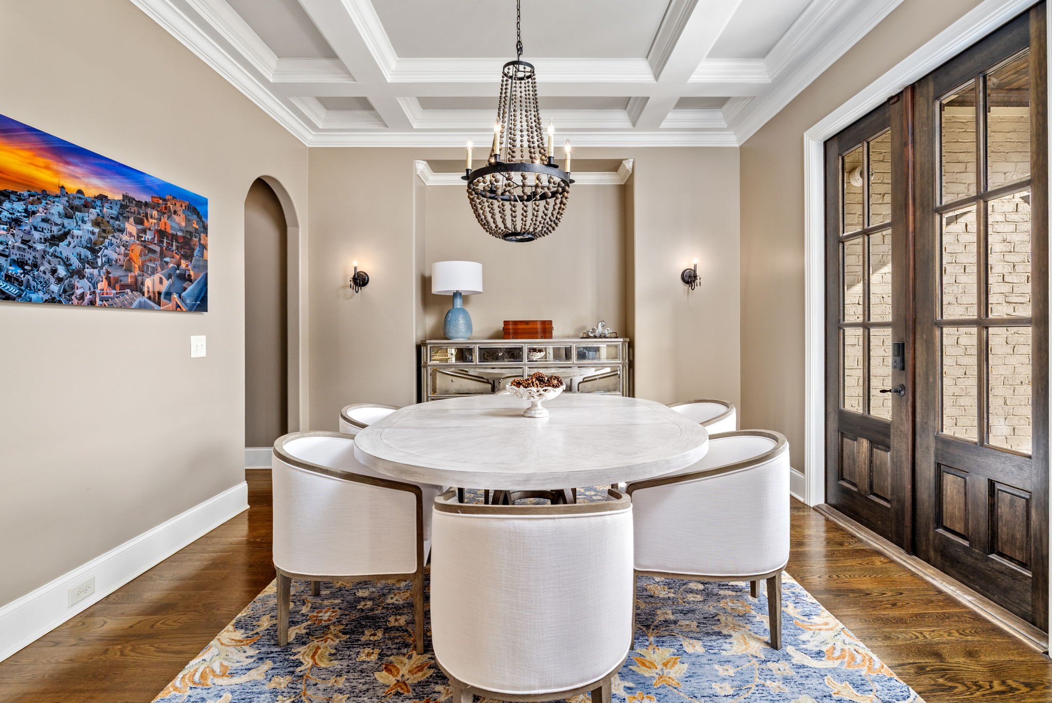 400 Ernest Rice Lane Franklin, TN 37069 - Photo 18 of 62 a dining room with table chairs and a chandelier