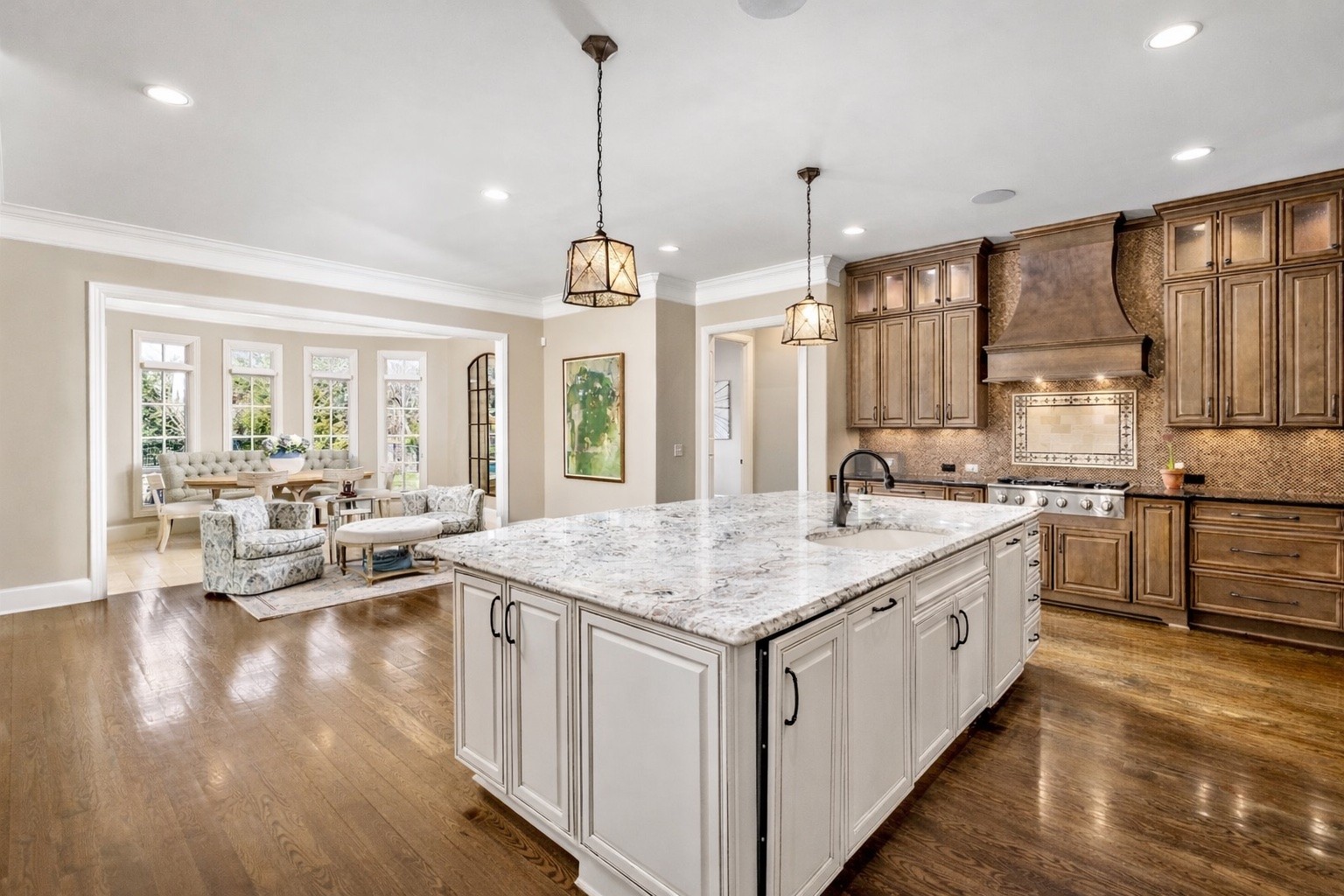 400 Ernest Rice Lane Franklin, TN 37069 - Photo 26 of 62 a open kitchen with stainless steel appliances granite countertop a lot of counter space and wooden floors
