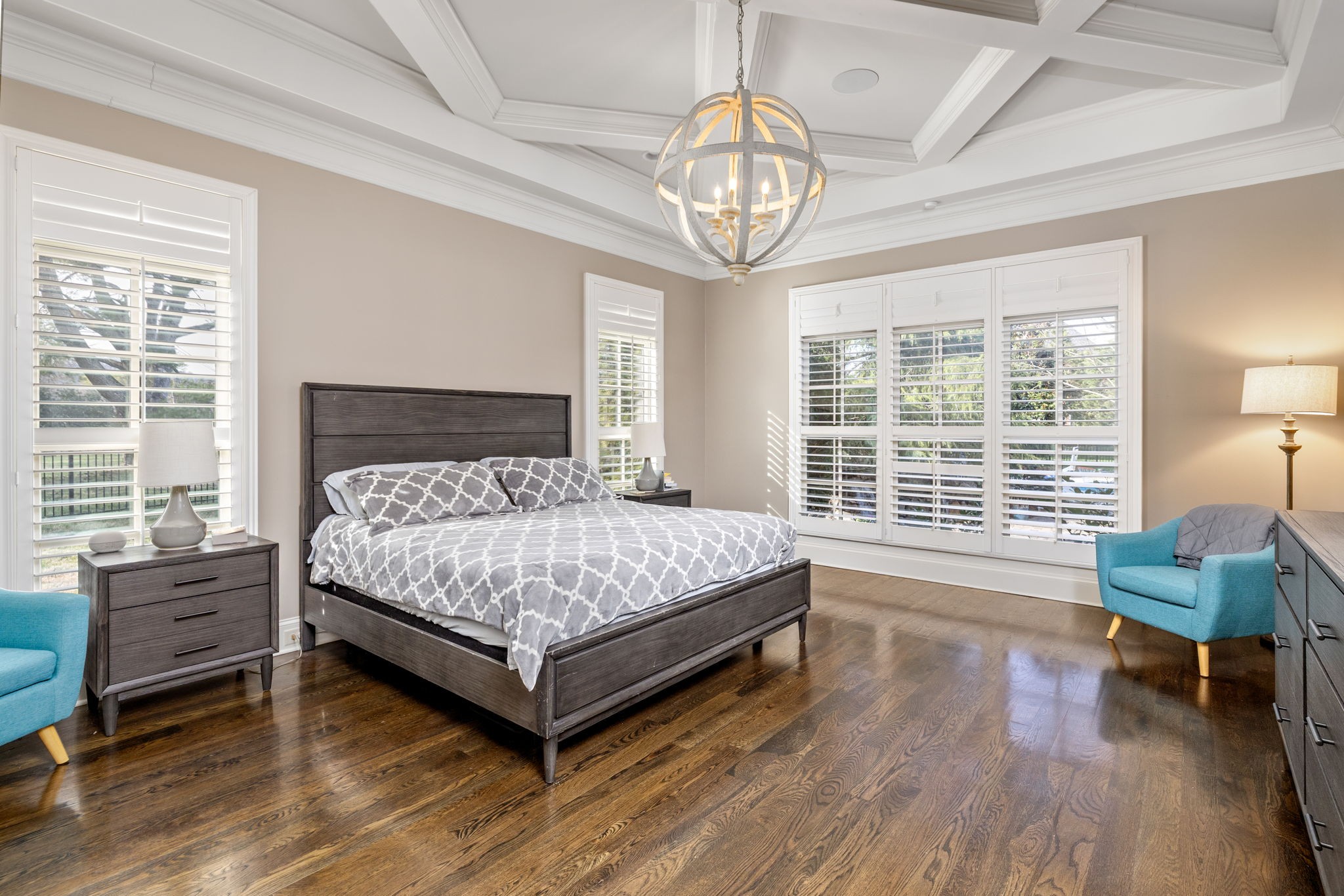 400 Ernest Rice Lane Franklin, TN 37069 - Photo 43 of 62 a bedroom with a bed and a large window