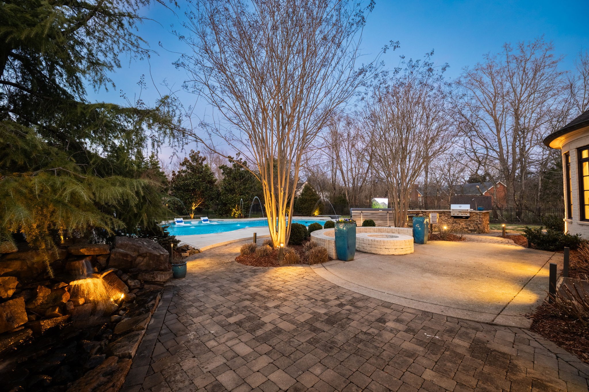 400 Ernest Rice Lane Franklin, TN 37069 - Photo 7 of 62 a view of a park with swings and slides