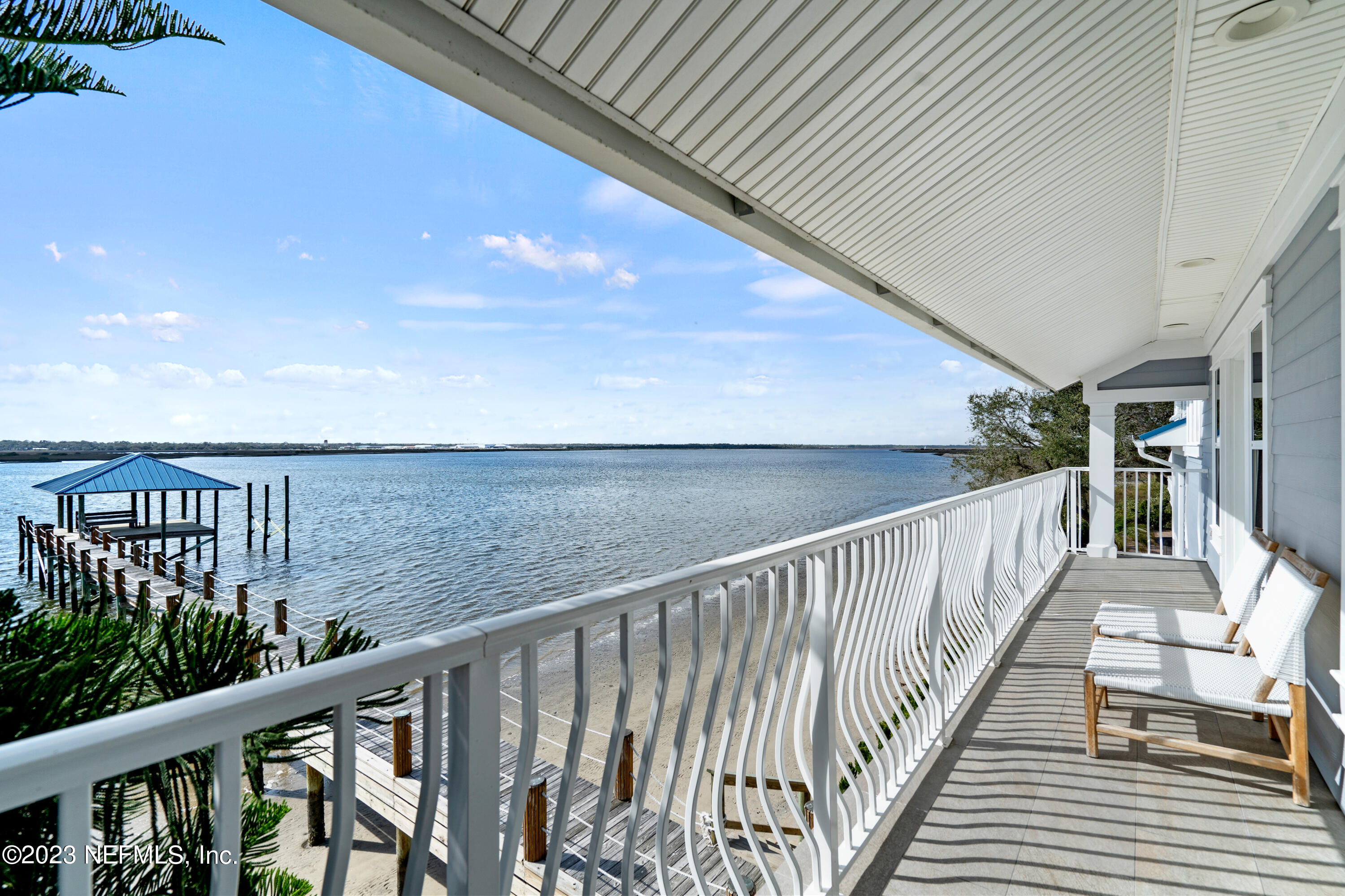 500 North Point Road St. Augustine, FL 32084 - Photo 64 of 102 a view of balcony with wooden floor