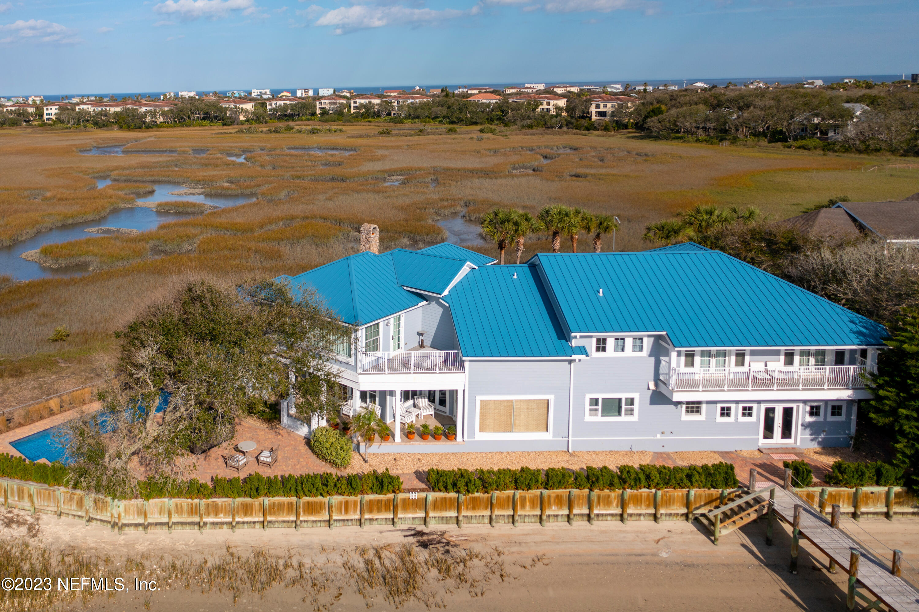 500 North Point Road St. Augustine, FL 32084 - Photo 89 of 102 a view of a lake with a city