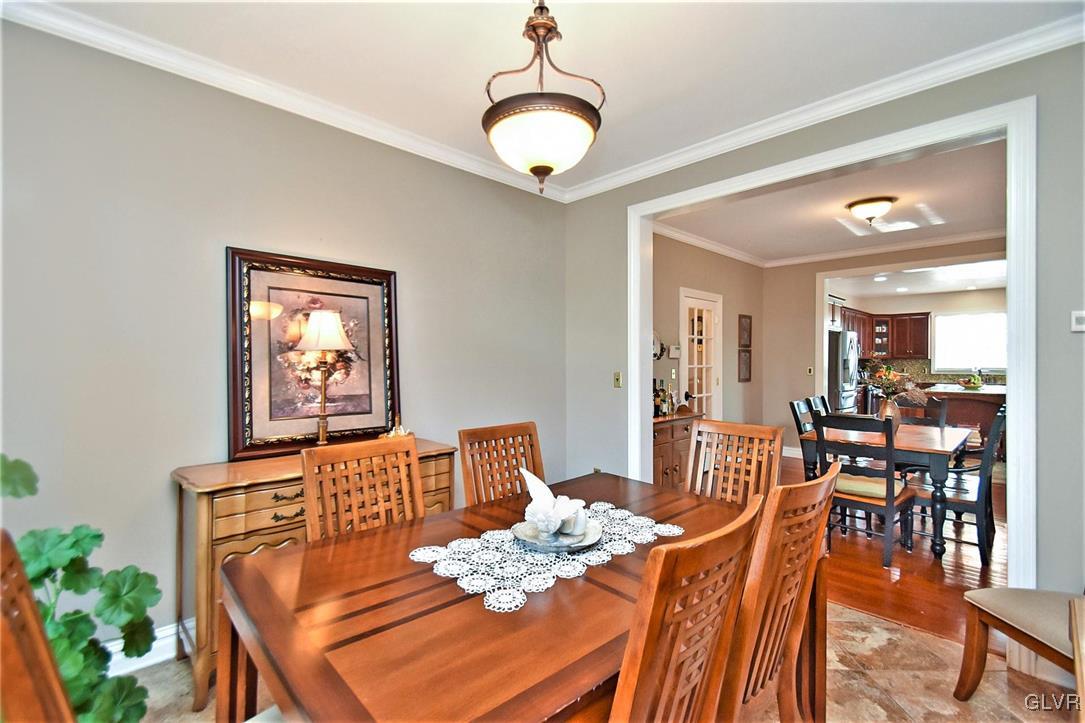 215 Klein Road Bath, PA 18014 - Photo 12 of 44 a view of a dining room with furniture and wooden floor