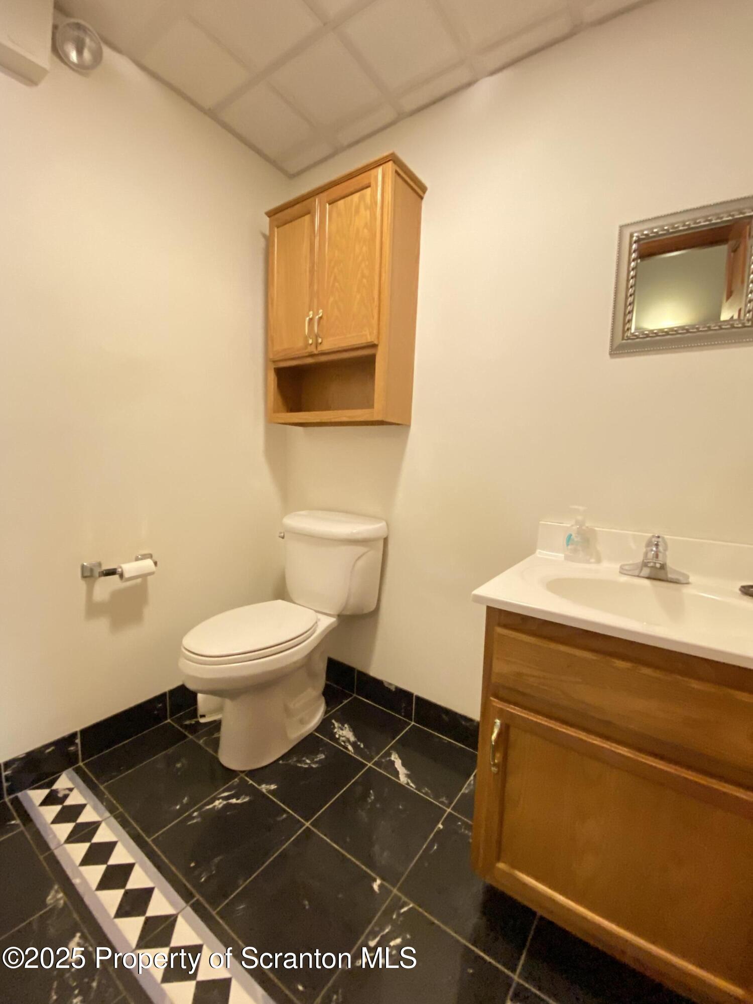 381 North 9th Avenue Scranton, PA 18504 - Photo 23 of 56 a bathroom with a toilet and a sink