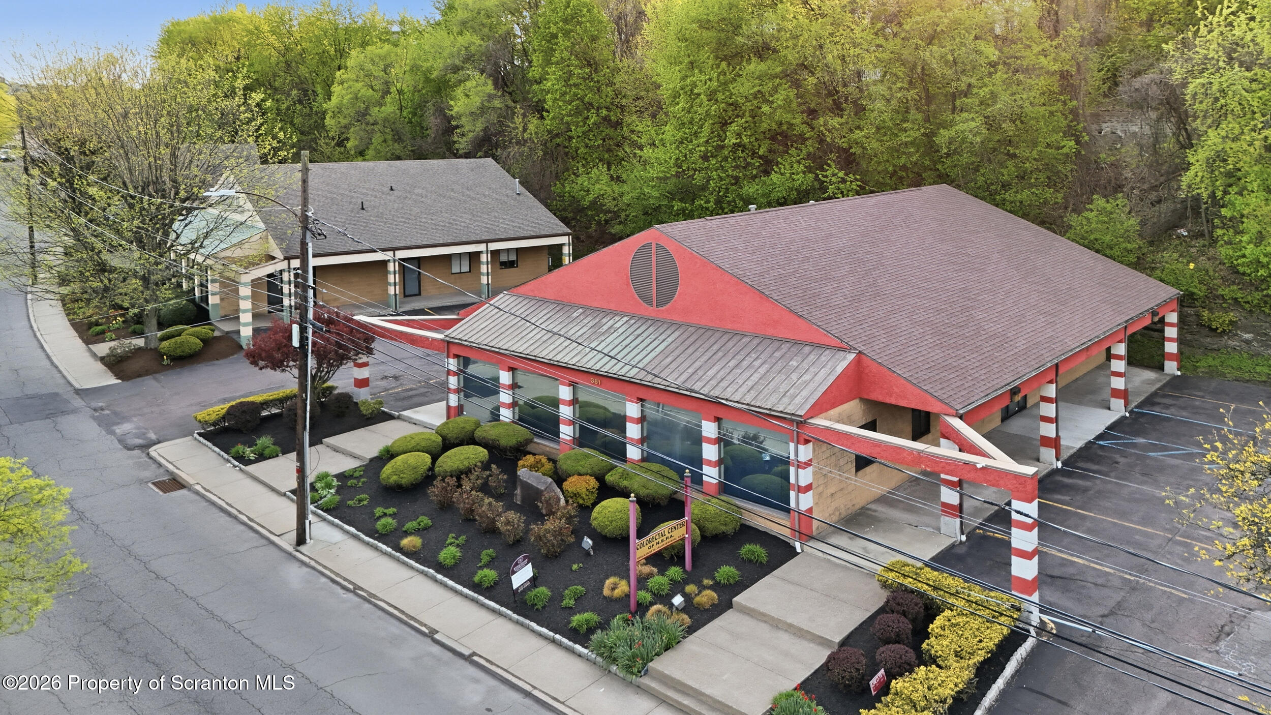 381 North 9th Avenue Scranton, PA 18504 - Photo 3 of 58 a aerial view of a house with swimming pool and porch
