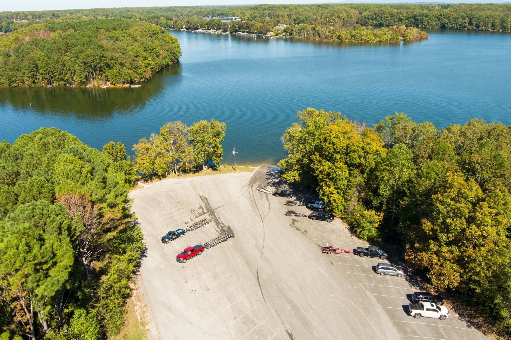 667 Maple Bend Road Winchester, TN 37398 - Photo 2 of 33 an aerial view of lake and residential houses with outdoor space