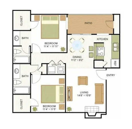 a picture of a bathroom with a sink and mirror