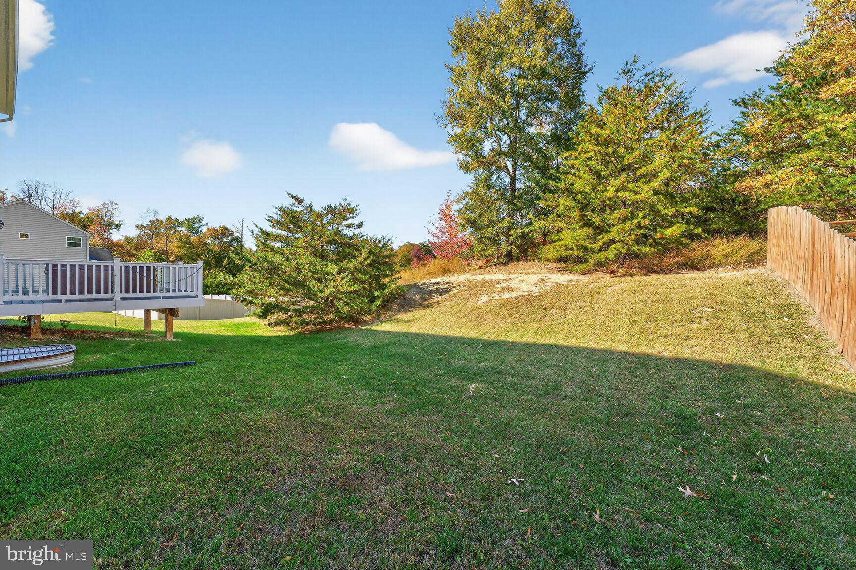 711 Yarrow Court Accokeek, MD 20607 - Photo 35 of 40 a view of yard with swimming pool and green space