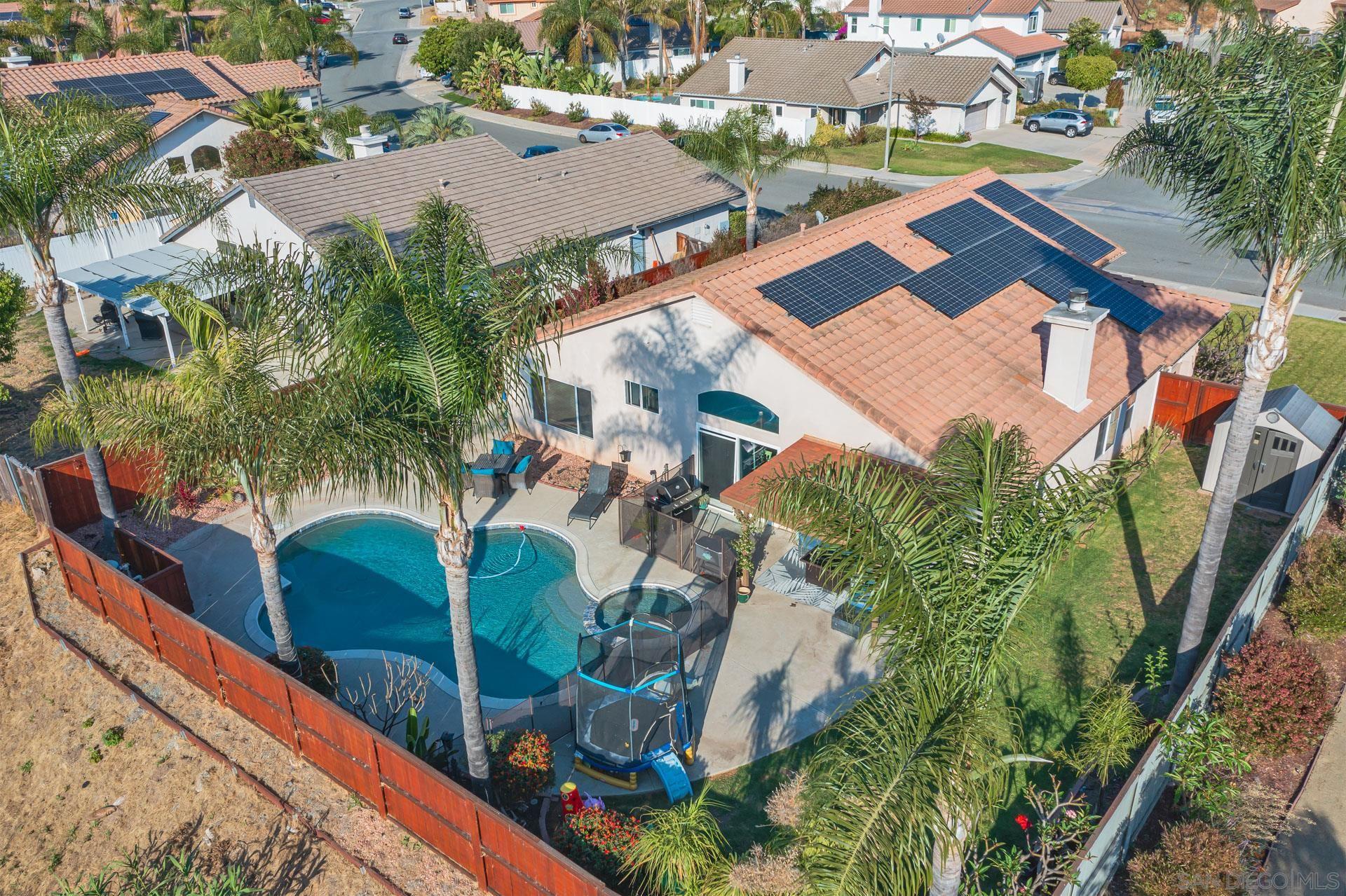 3396 Monique Lane Spring Valley, CA 91977 - Photo 22 of 31 an aerial view of a house with outdoor space and street view