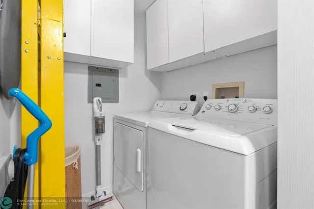 a utility room with a sink