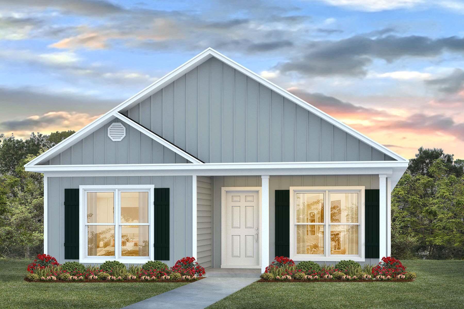 44 Elderberry Street Freeport, FL 32439 - Photo 1 of 1 a front view of a house with a yard