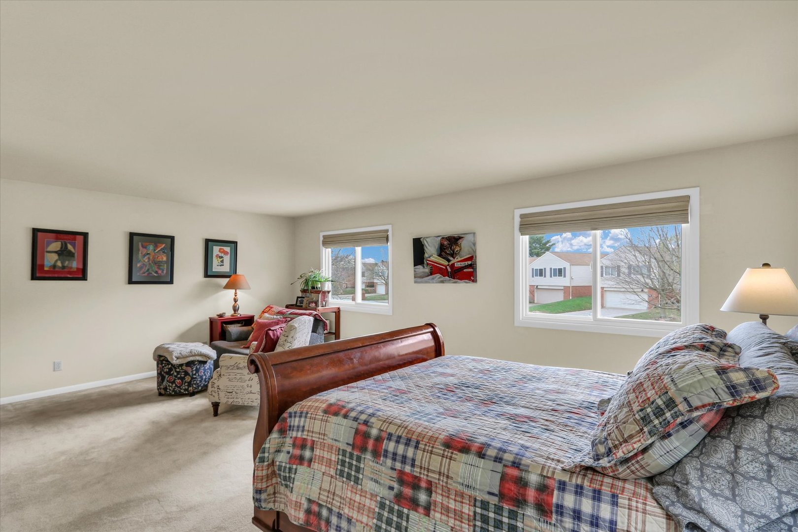 29 Fields East Champaign, IL 61822 - Photo 26 of 46 a bedroom with a bed and wooden floor