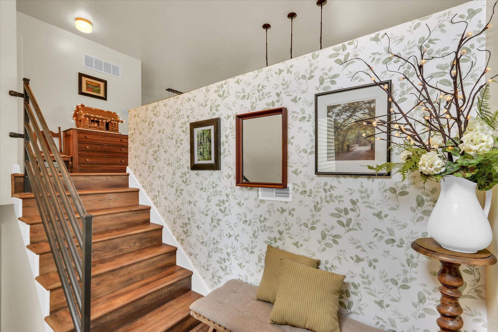 29 Fields East Champaign, IL 61822 - Photo 7 of 46 a view of stairs with furniture