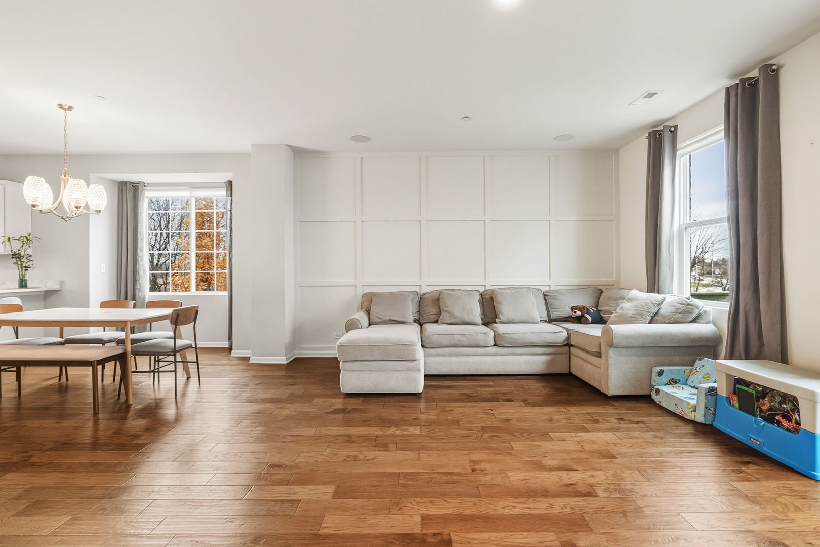 8536 Grove Street Morton Grove, IL 60053 - Photo 5 of 26 a living room with furniture and a large window