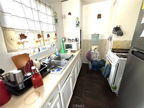 a room with furniture and a window