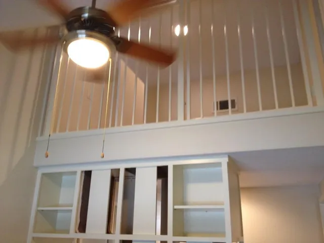 a view of a entryway of a house