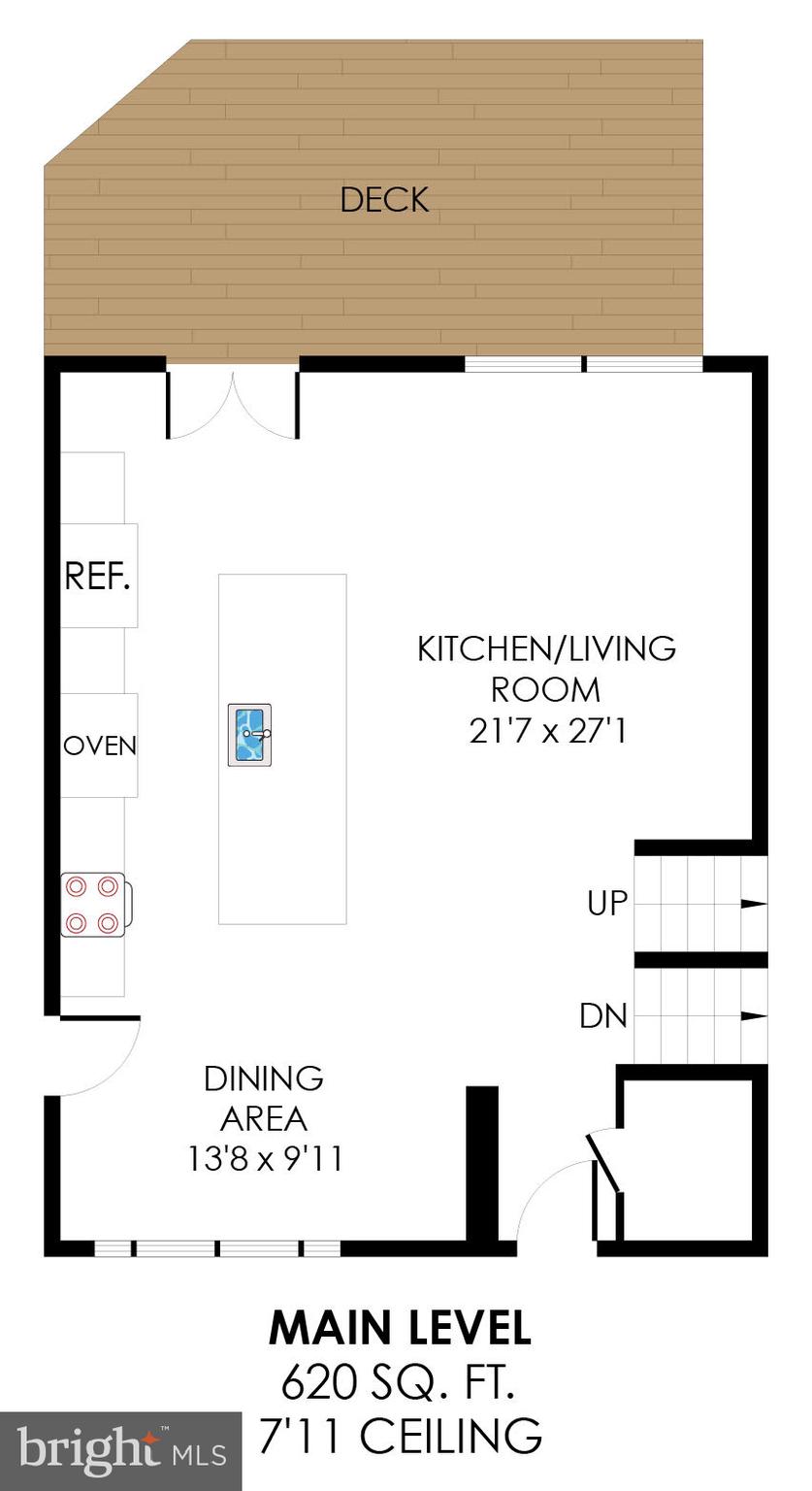9517 Kirkfield Road Burke, VA 22015 - Photo 78 of 79 Main level floor plan
