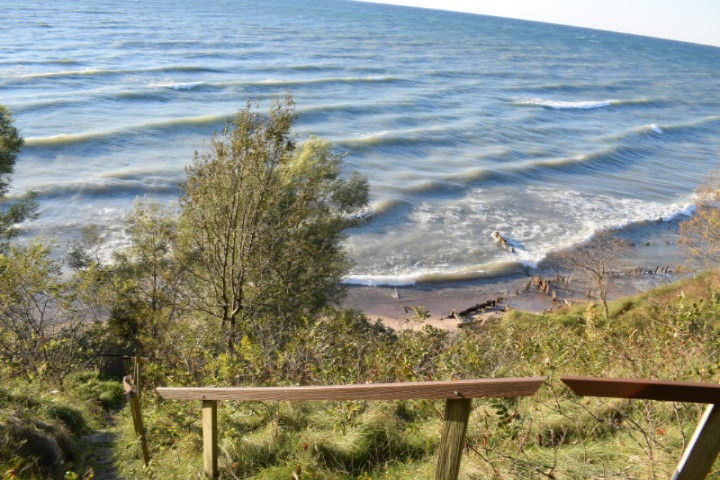 4410 Fox Farm Road Manistee, MI 49660 - Photo 9 of 56 Stairs to Lake Michigan