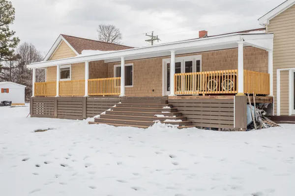 a view of a house with a window