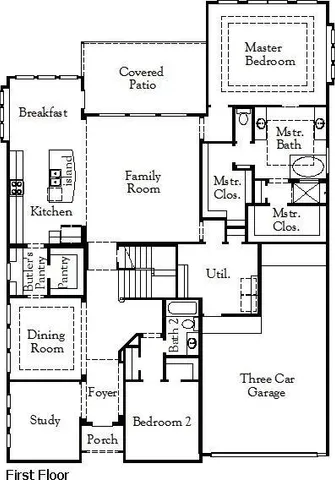 a view of a hallway with two white appliances