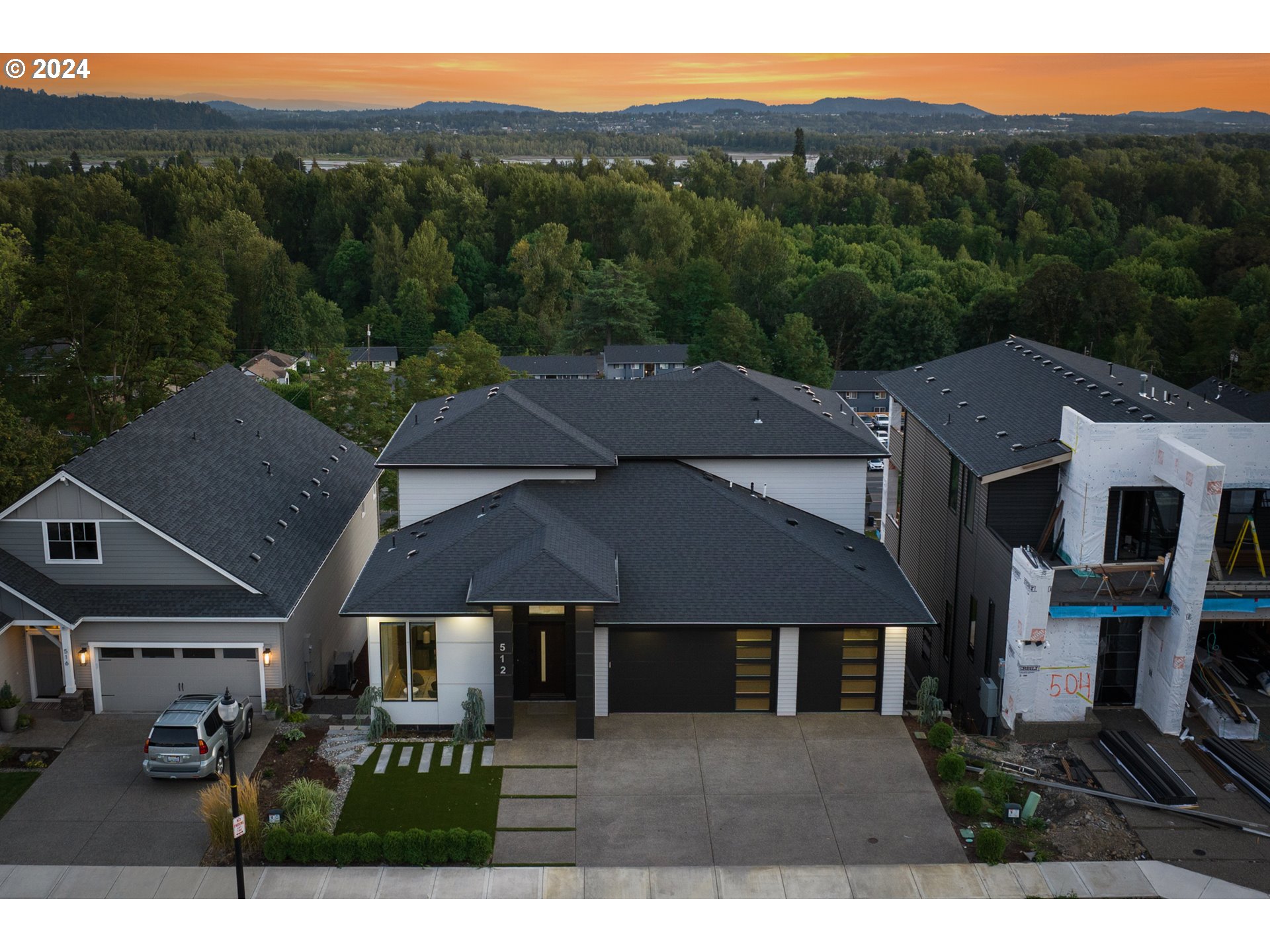 512 Province Drive Camas, WA 98607 - Photo 4 of 46 an aerial view of house with yard and mountain view