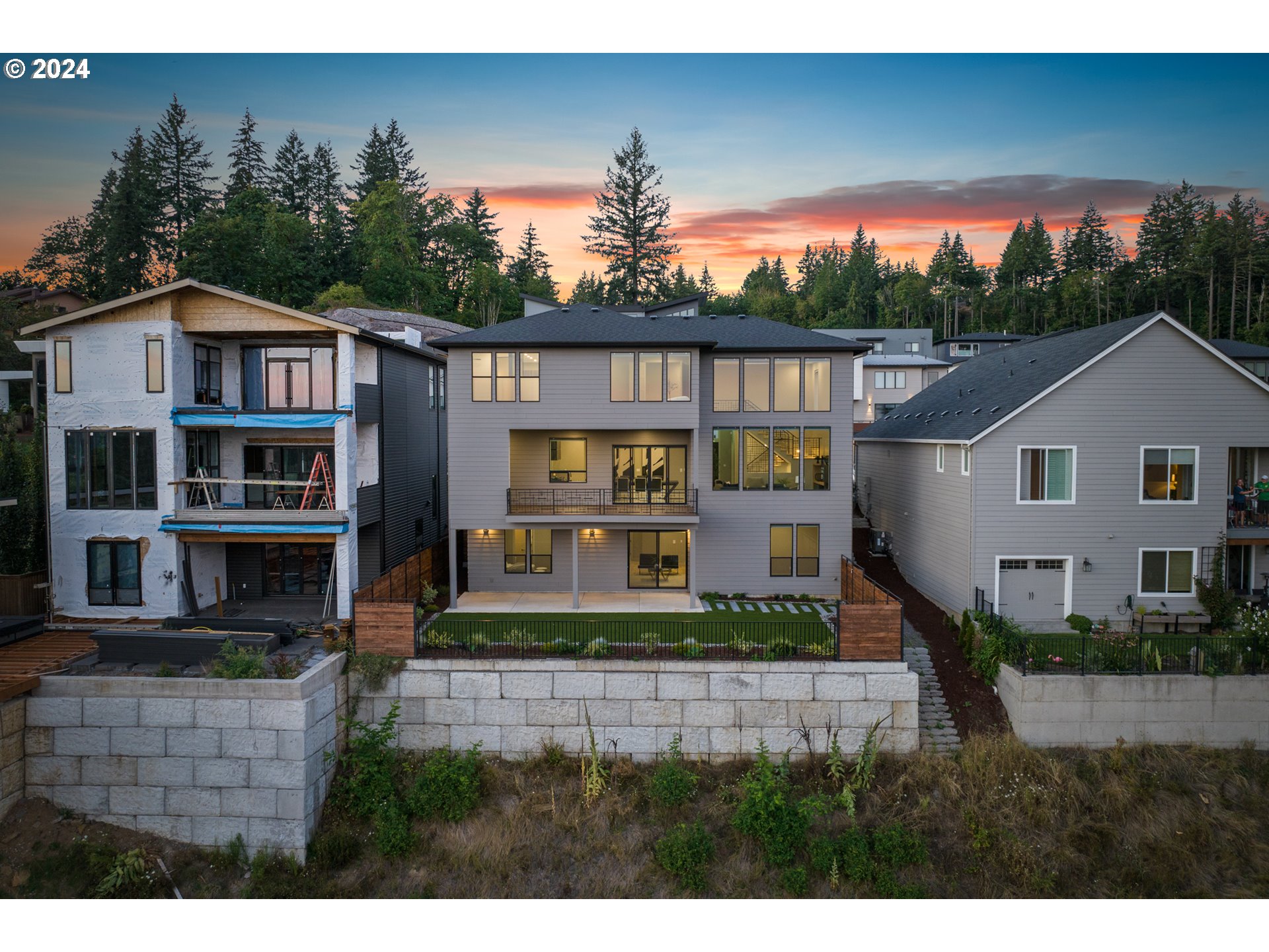512 Province Drive Camas, WA 98607 - Photo 45 of 46 a front view of a house with a yard and potted plants