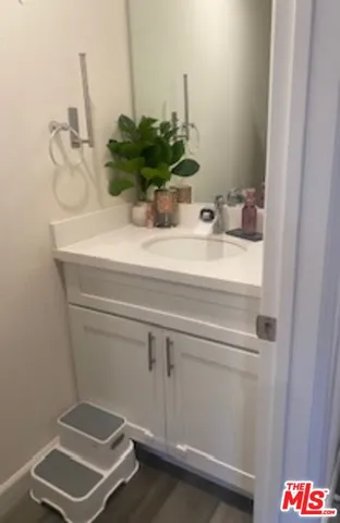 a bathroom with a sink