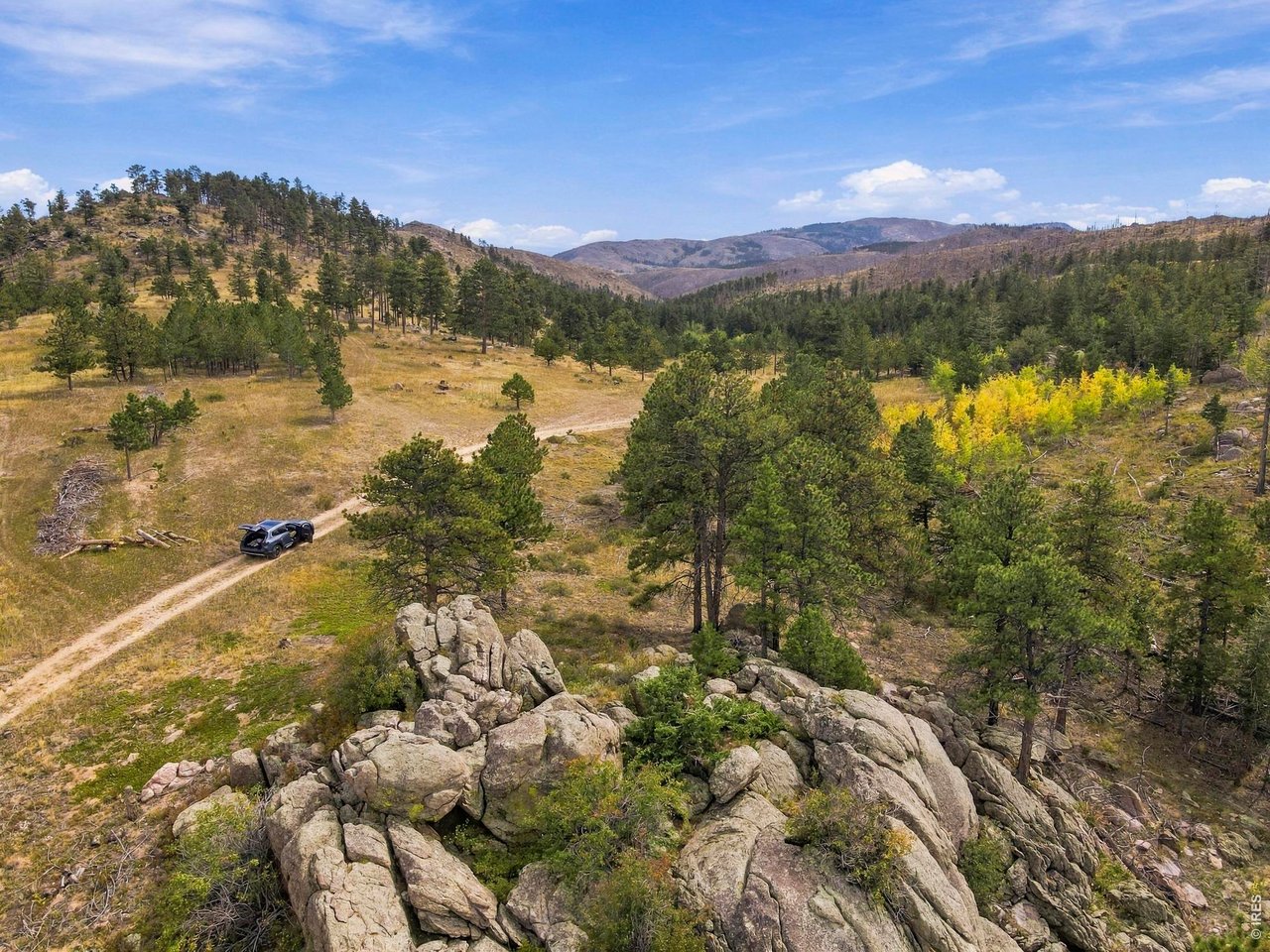 14133 Rist Canyon Road Bellvue, CO 80512 - Photo 22 of 44 There are some roads that go throughout the 160 acres, making the majority of it accessible- even for all wheel drive cars!