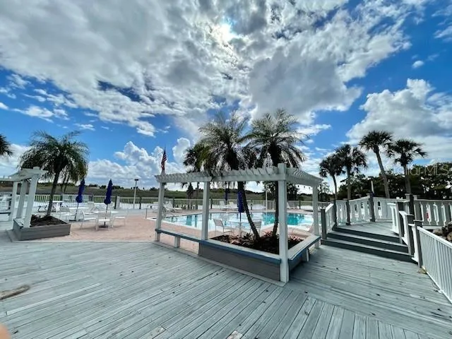 a view of outdoor space with seating area and entertaining space