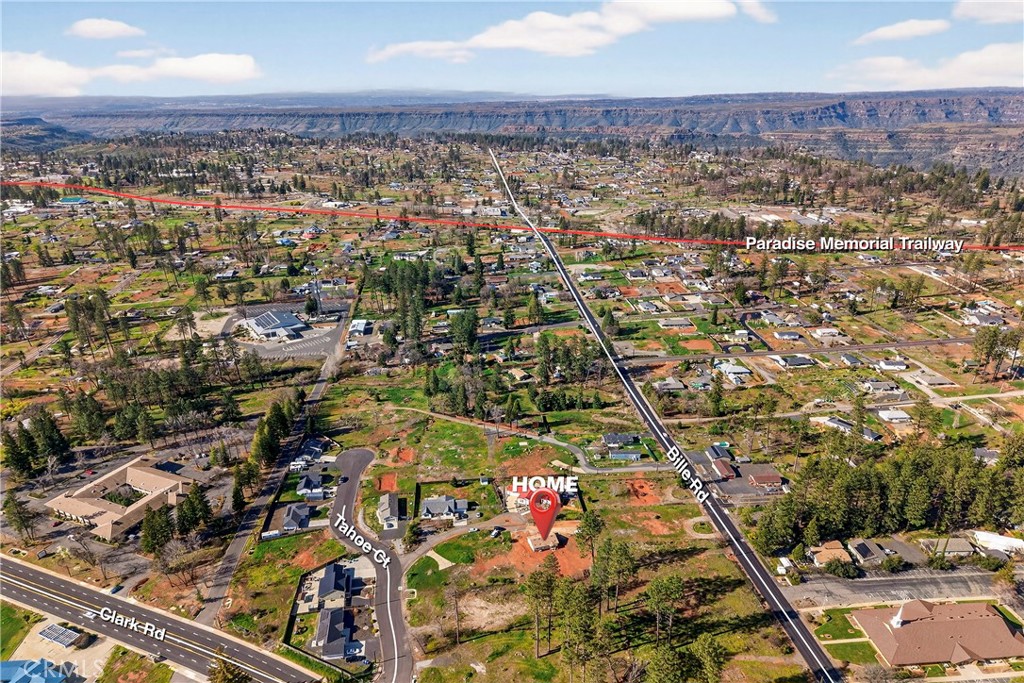 6352 Tahoe Court Paradise, CA 95969 - Photo 60 of 61 an aerial view of residential houses with city view