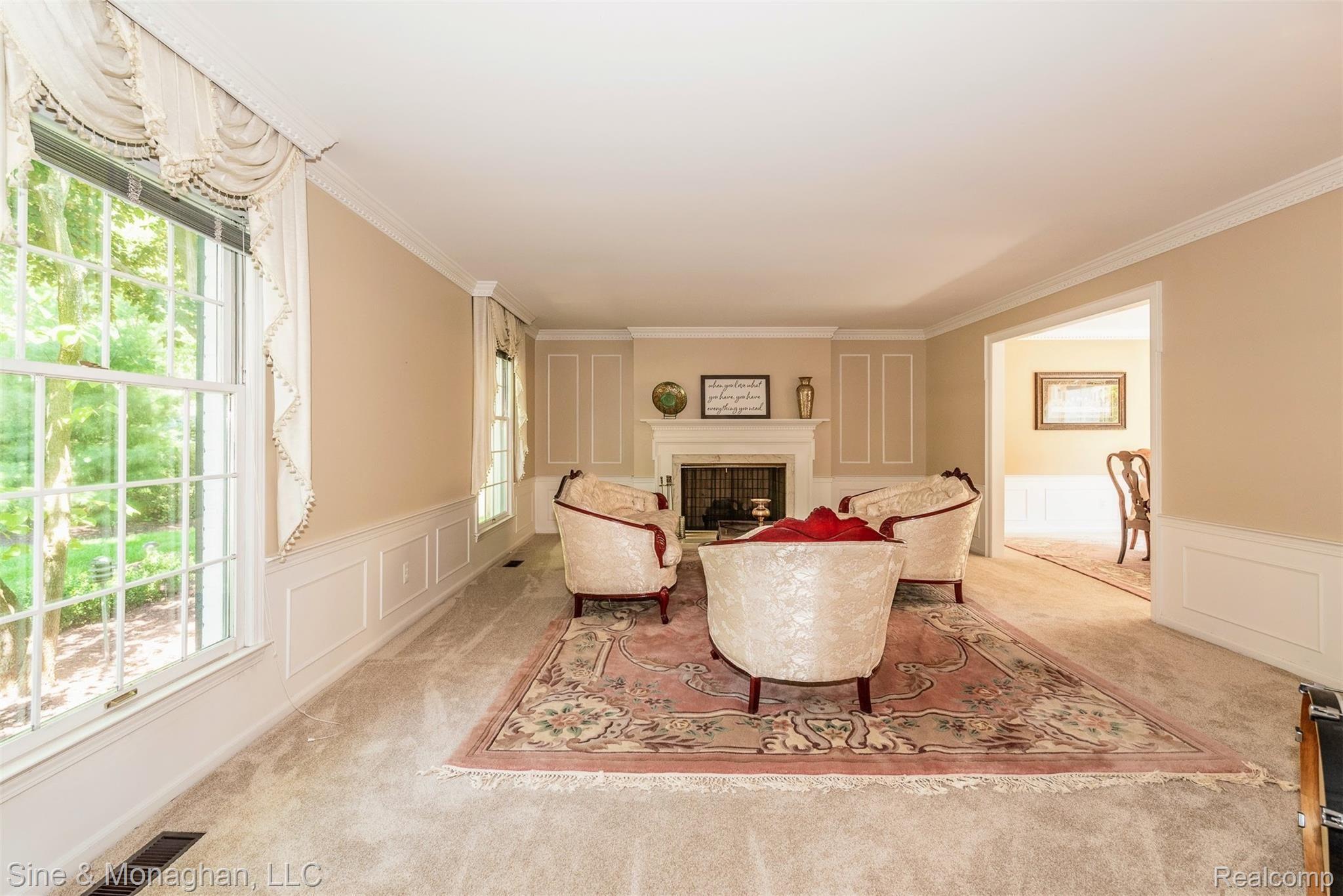 630 Overbrook Road Bloomfield Hills, MI 48302 - Photo 9 of 36 Formal Living Room