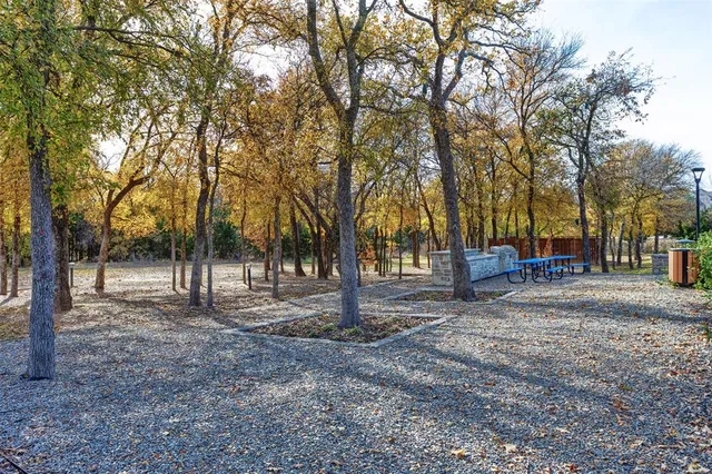 a view of outdoor space with seating