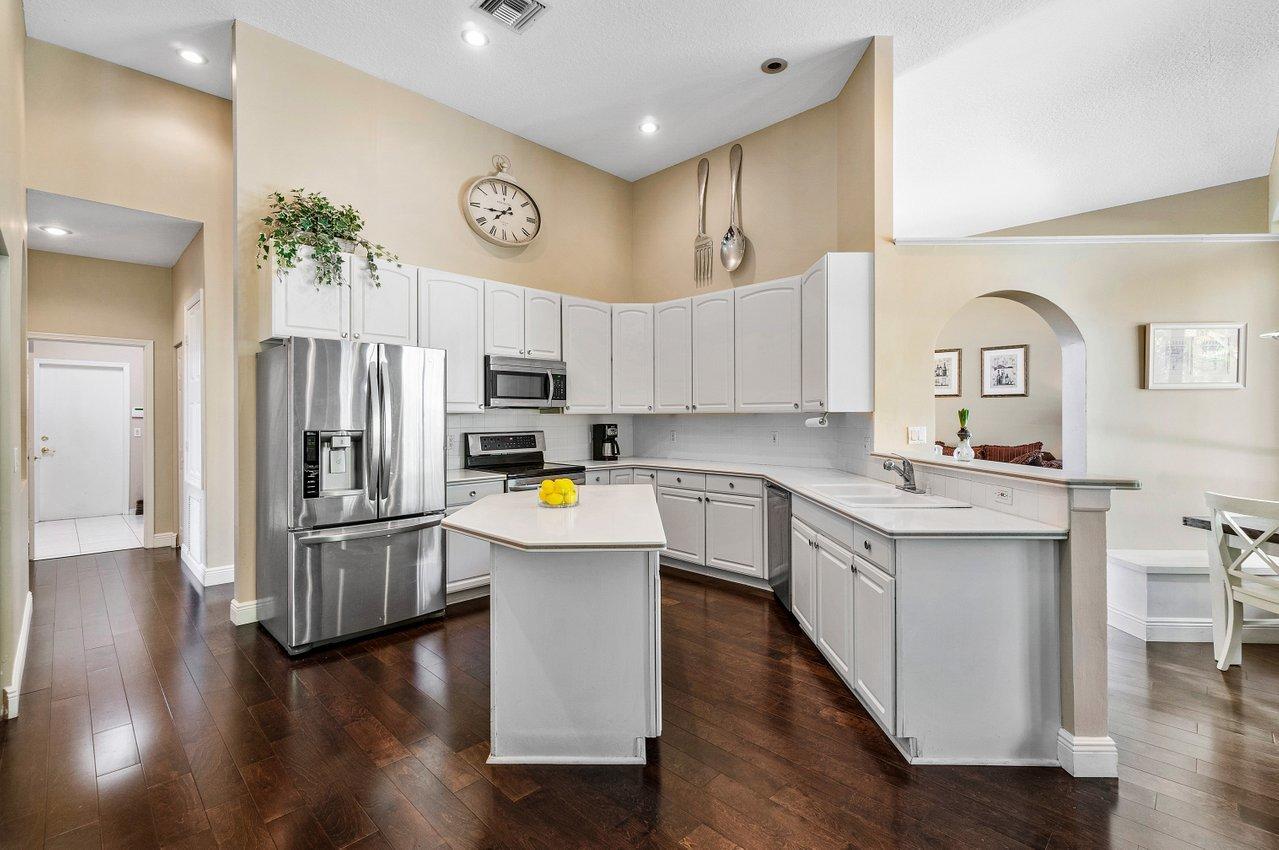 12222 Rockledge Circle Boca Raton, FL 33428 - Photo 7 of 33 All White Kitchen