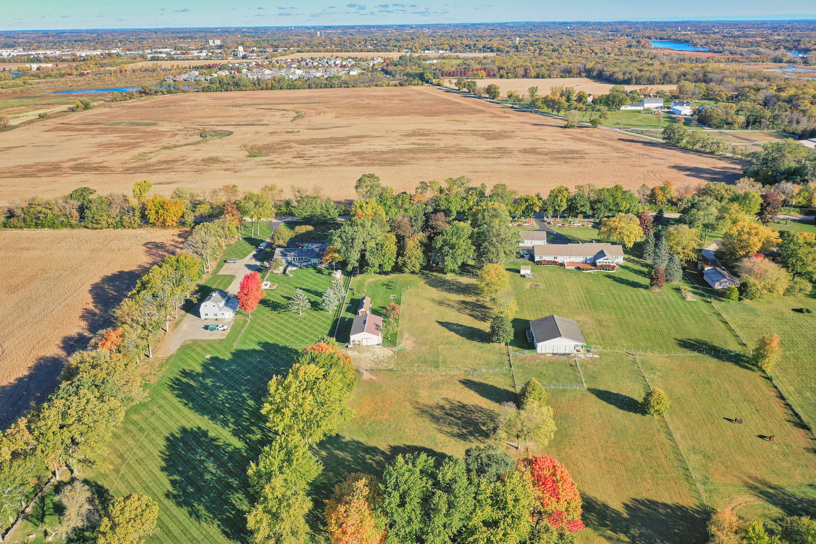 3511 West Gracy Road McHenry, IL 60050 - Photo 49 of 49 an aerial view of ocean residential house with outdoor space