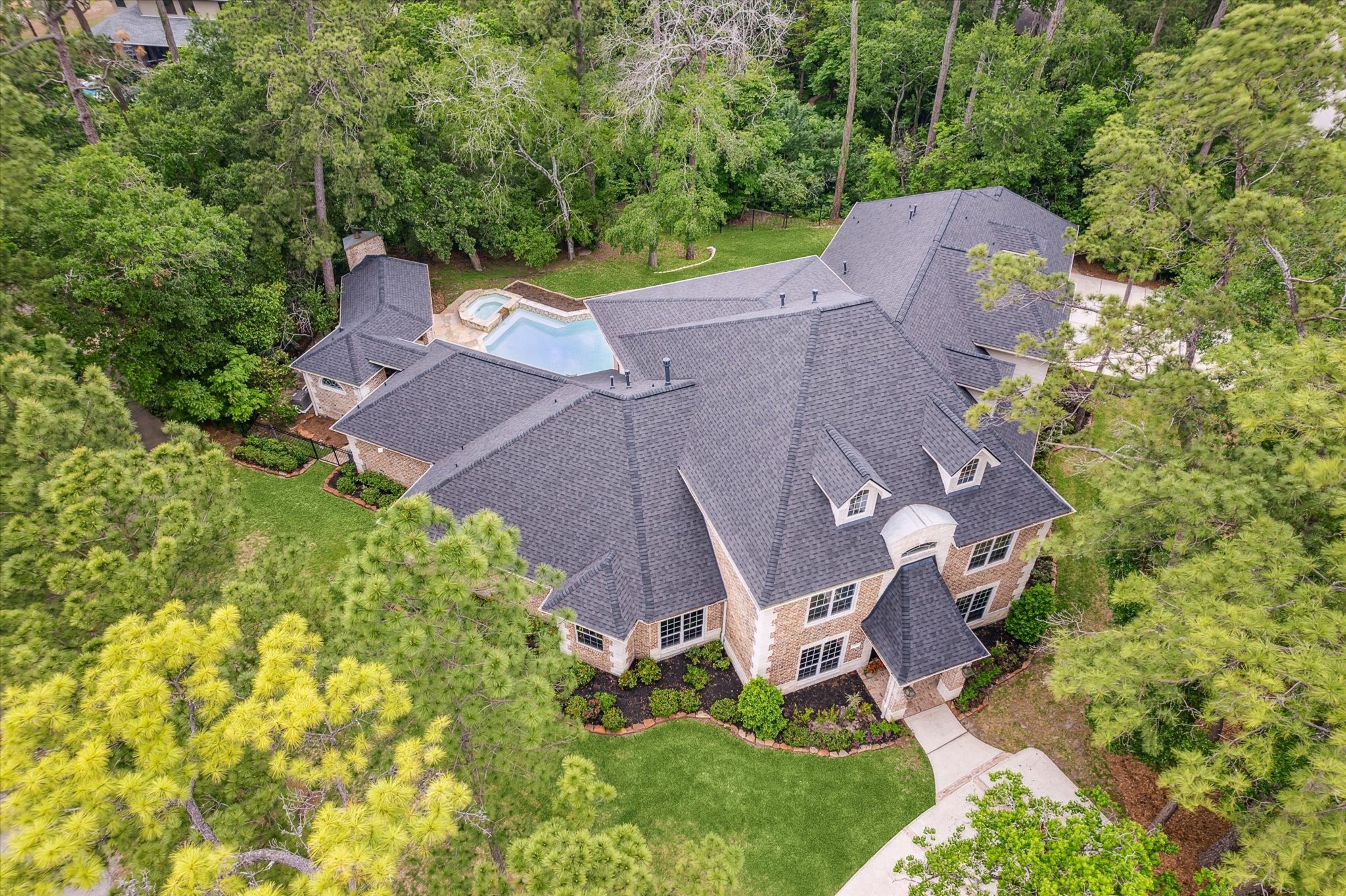 12602 Overcup Drive Houston, TX 77024 - Photo 1 of 36 an aerial view of a house