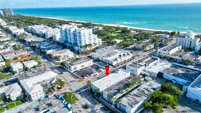 a view of yard with ocean view