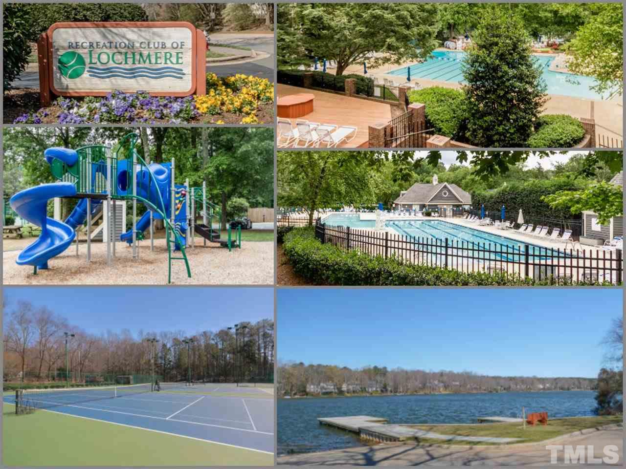 104 Beech Slope Way Cary, NC 27518 - Photo 29 of 30 a view of a swimming pool with a patio and a yard