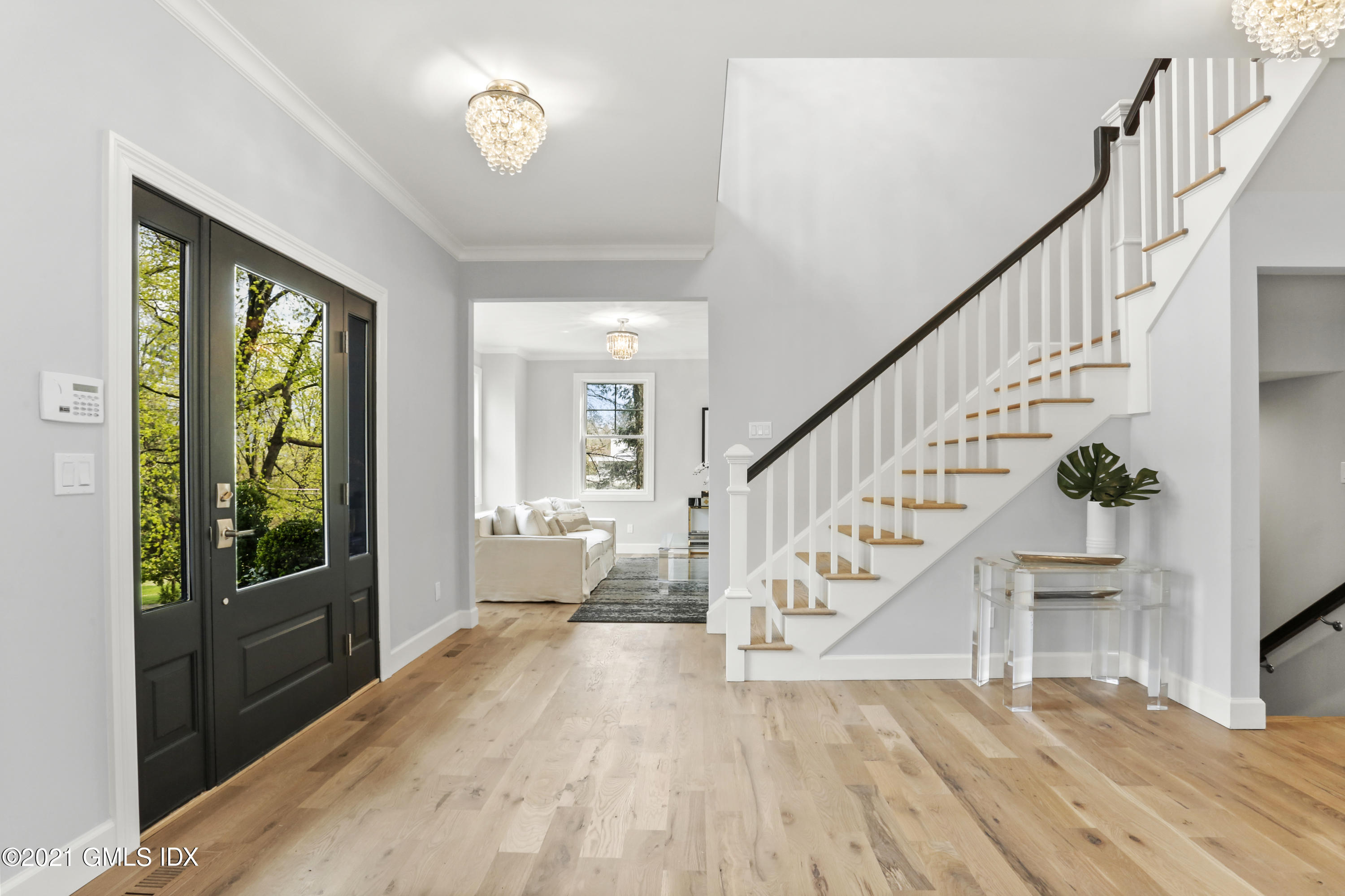 12 Cottontail Road Cos Cob, CT 06807 - Photo 5 of 35 a view of entryway and hall with wooden floor