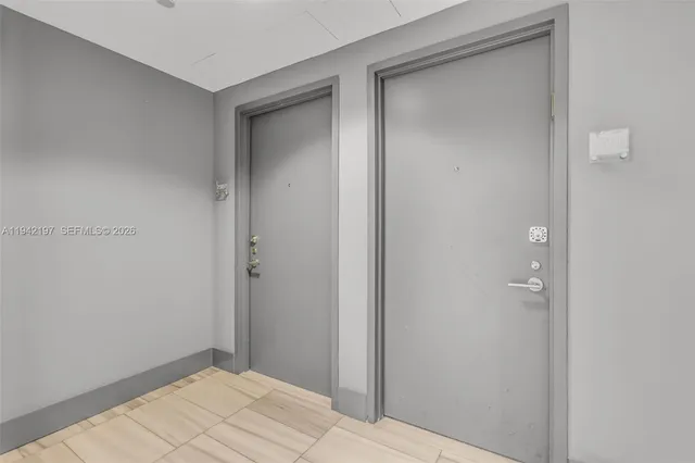 a view of empty room