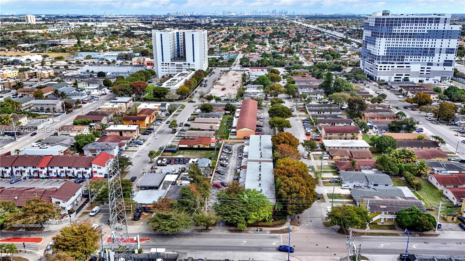 10881 Southwest 6th Street, Unit 7 Sweetwater, FL 33174 - Photo 31 of 34 an aerial view of a city