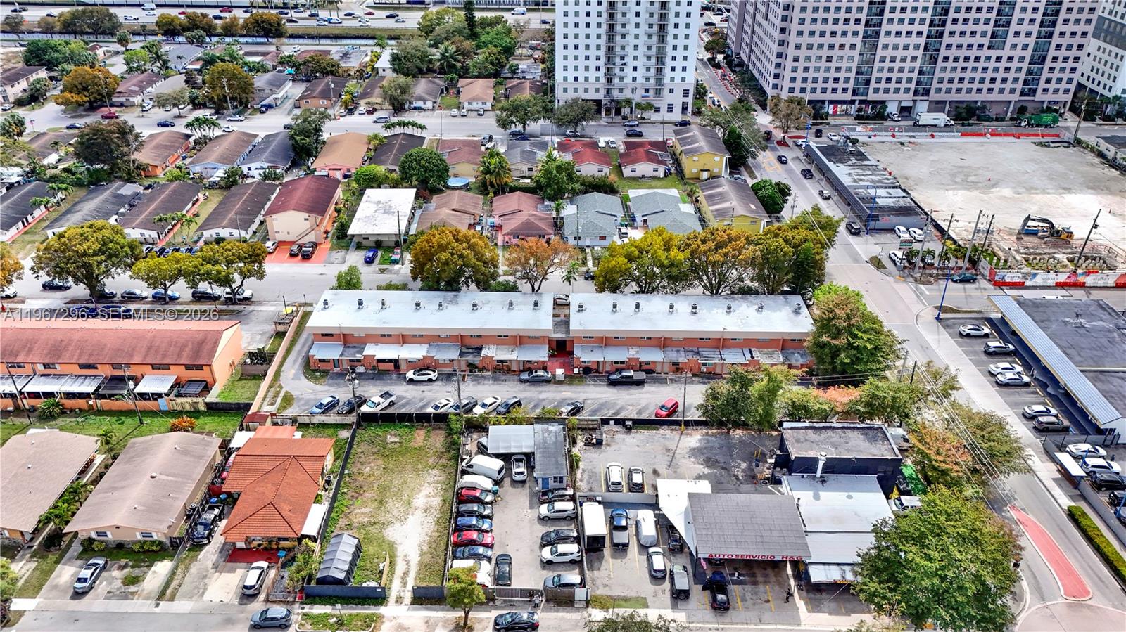 10881 Southwest 6th Street, Unit 7 Sweetwater, FL 33174 - Photo 32 of 34 an aerial view of a city