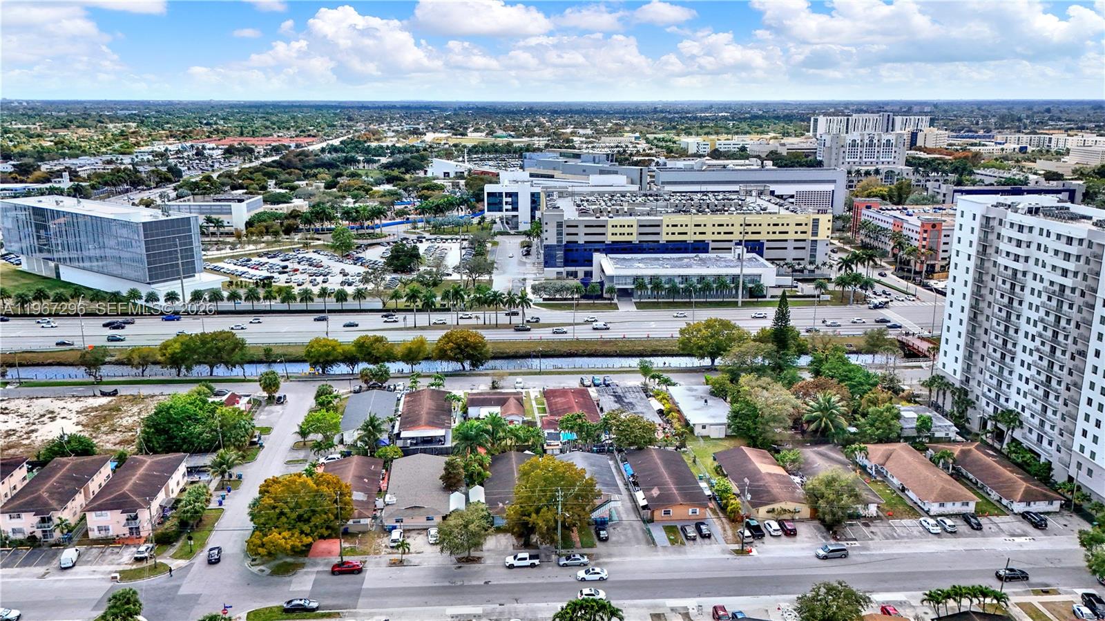 10881 Southwest 6th Street, Unit 7 Sweetwater, FL 33174 - Photo 33 of 34 an aerial view of a city