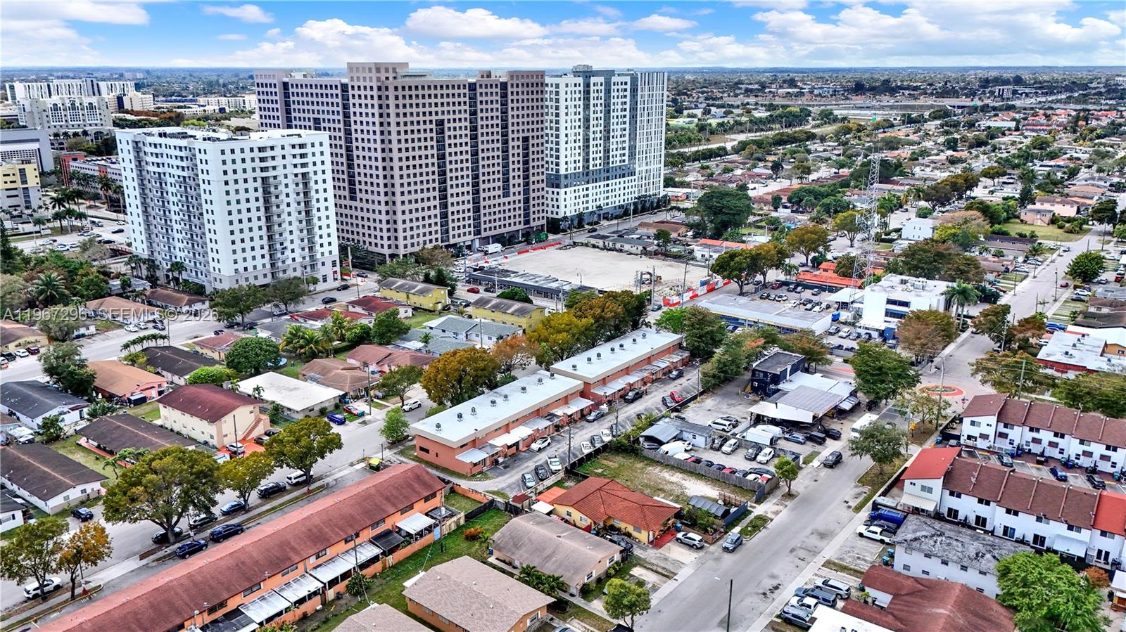 10881 Southwest 6th Street, Unit 7 Sweetwater, FL 33174 - Photo 34 of 34 an aerial view of a city